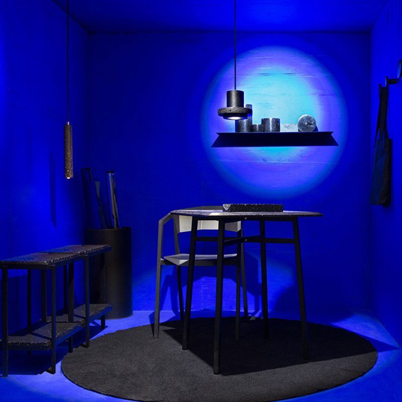 Zaid Black Pendant Light showcased in interior setting