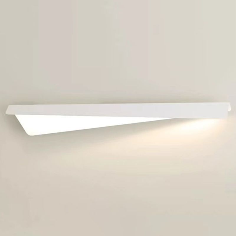 Leigh Fold Vanity Wall Lamp - Minimalist white LED wall light