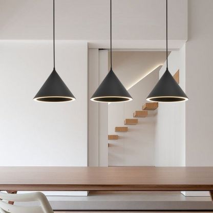 Morandi black pendant lights for modern living room design