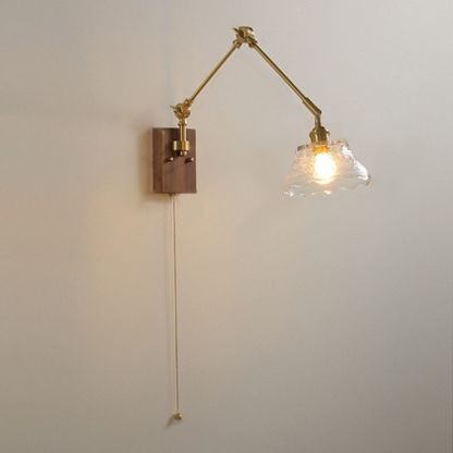Ozawa Wall Lamp: Folding, Adjustable Metal Arm Lighting