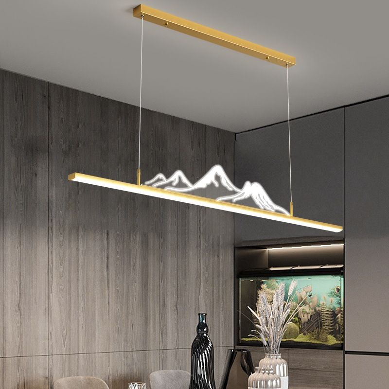Louise mountain LED pendant. Artistic lighting by Las Sola.