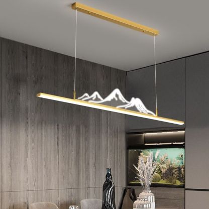 Louise mountain LED pendant. Artistic lighting by Las Sola.