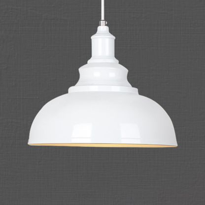 Cooley Pendant Light Dome White
