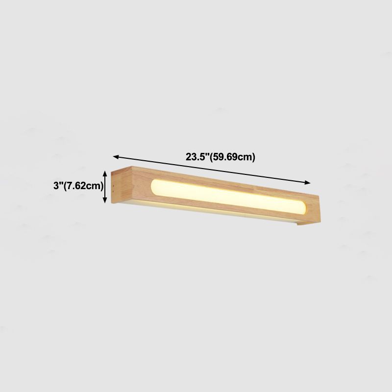 Ozawa Wood Vanity Wall Lamp Dimensions