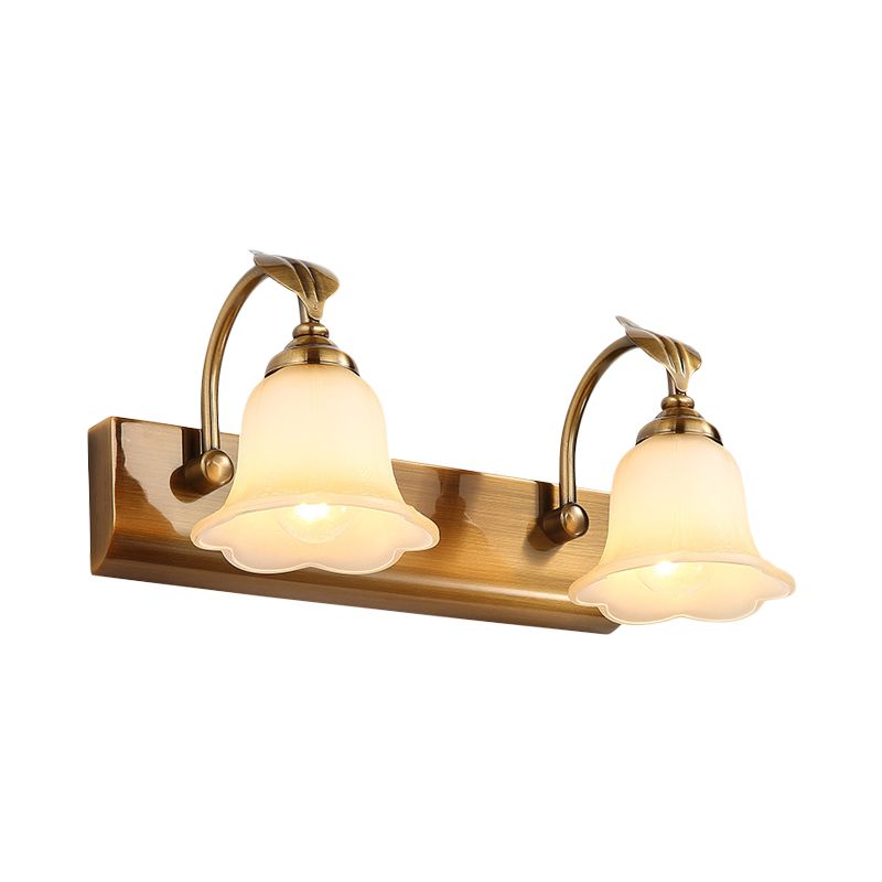 Félicie Flower Vanity Light - Bronze, Glass