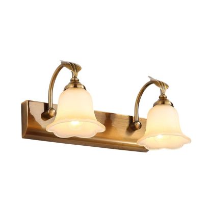 Félicie Flower Vanity Light - Bronze, Glass