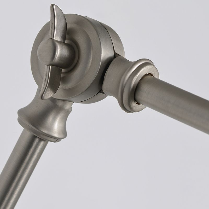 Brady adjustable metal wall lamp joint detail