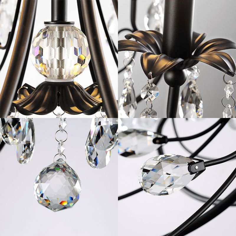 Close-up: Silva Crystal Chandelier Detail