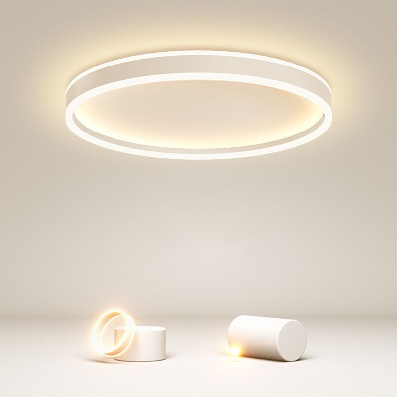 Quinn LED Ceiling Light in minimalist room, Modern lighting fixture