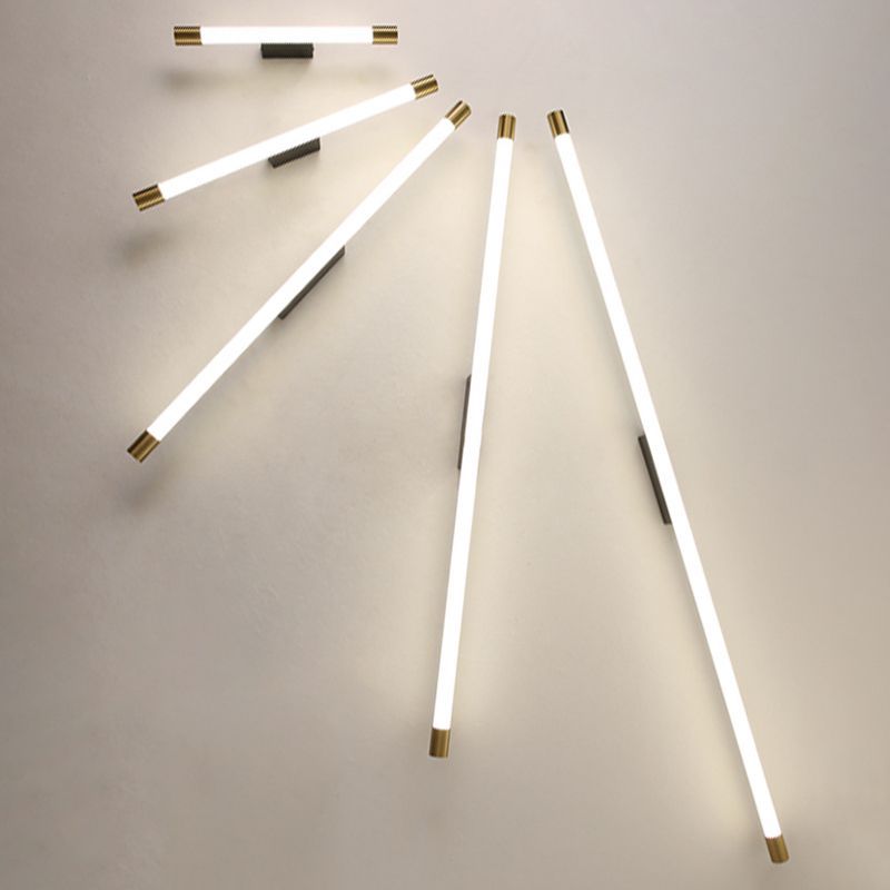 Edge Metal Acrylic Vanity Wall Lamp arrangement