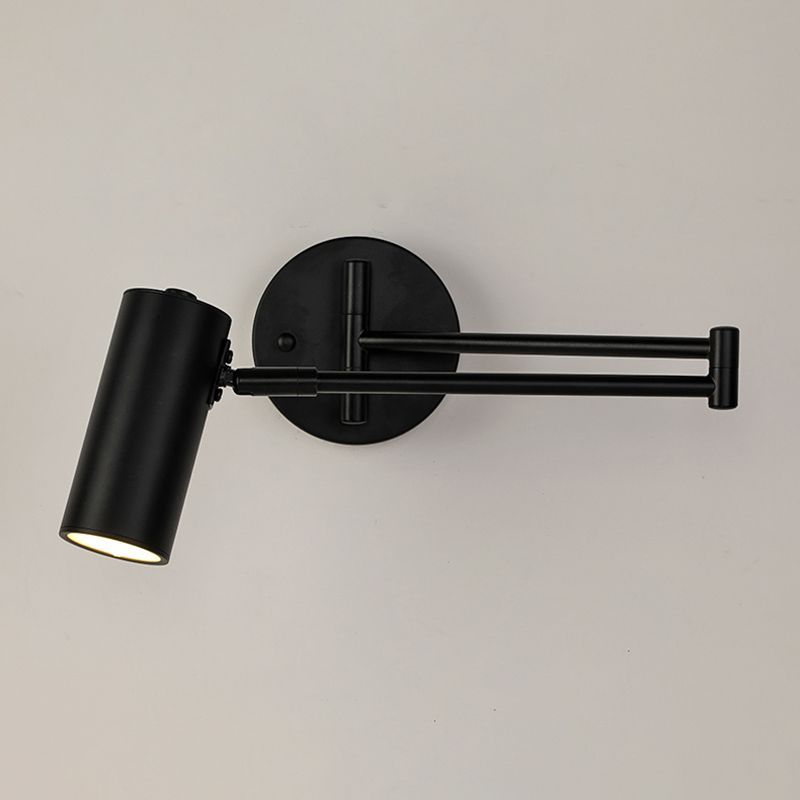 Black Freja Wall Lamp - Adjustable Metal Sconce