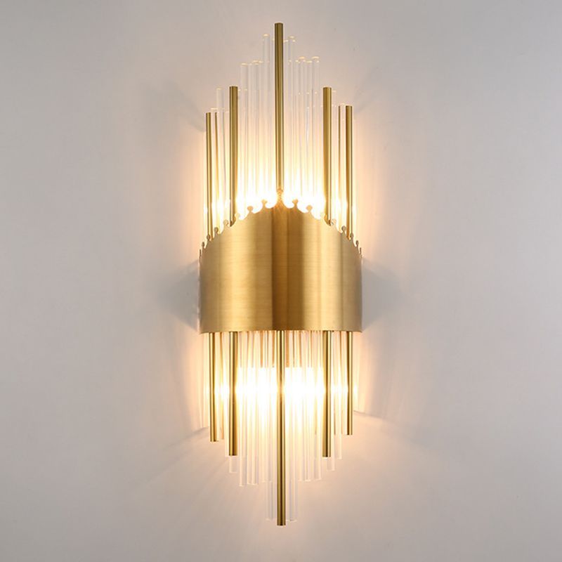 Gold and crystal bedroom wall lamp, Kristy style