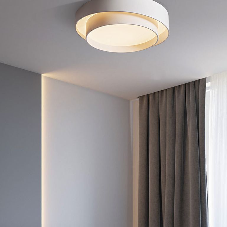 Quinn Nordic Art Deco Flush Mount Ceiling Light in bedroom