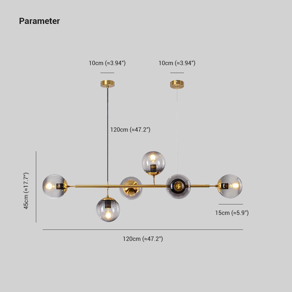 Valentina Pendant Light - Dimensions and Specifications