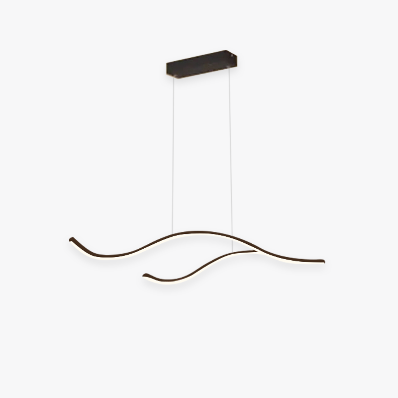 Louise Curved Linear Pendant Light
