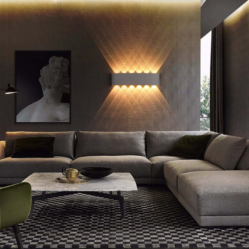 Orr metal wall lamp: modern living room lighting