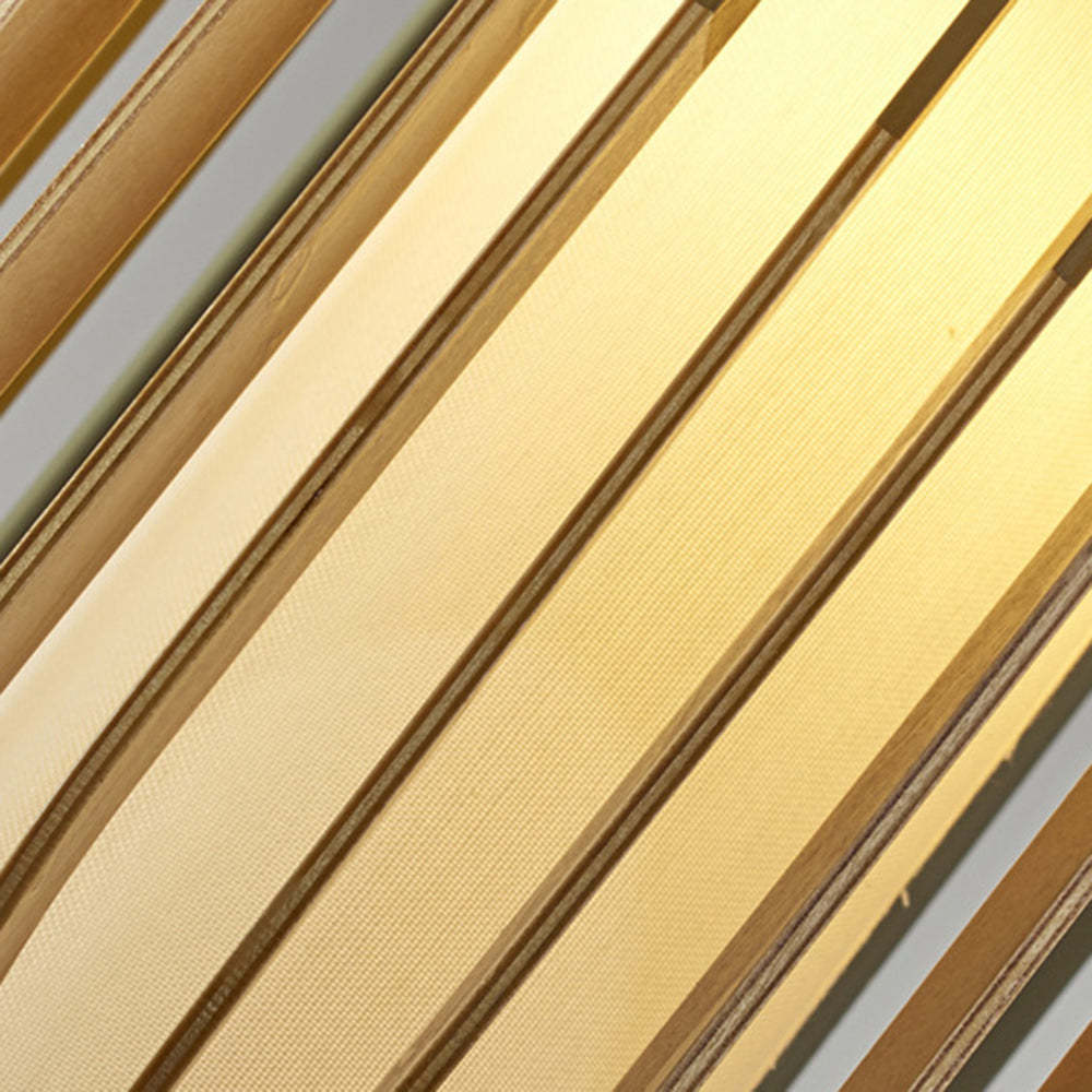 Ozawa Fabric Pendant Light - Wood and Fabric detail