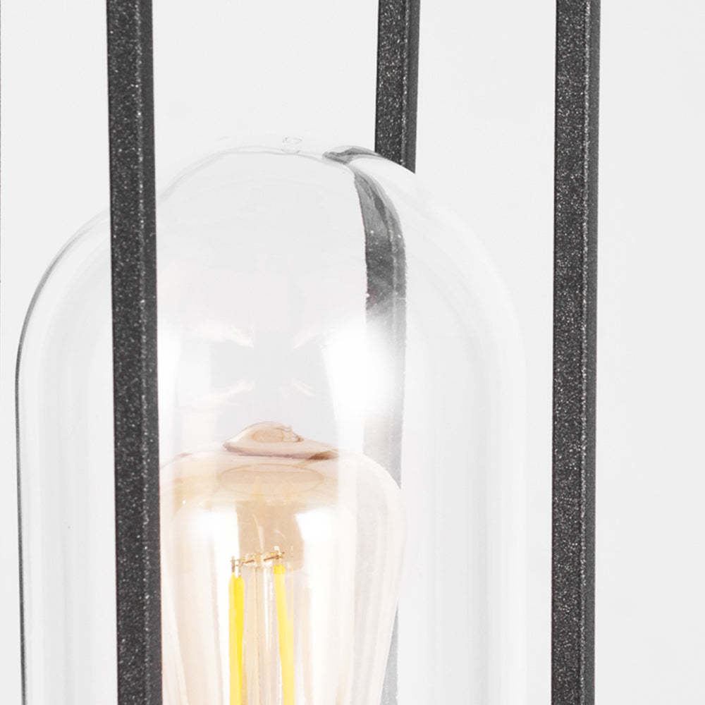 Pena Metal Cylindrical Path Light Detail, close up