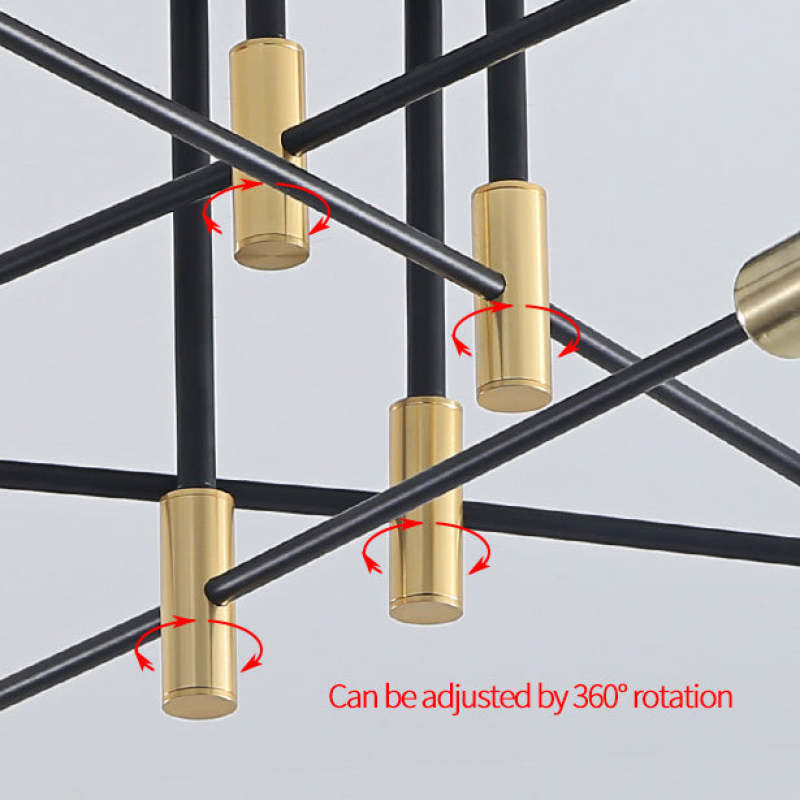 Adjustable Valentina Ceiling Light, 360° Rotation