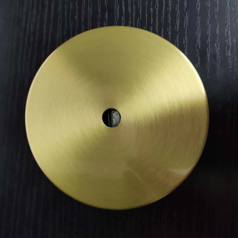 Hailie Retro Pendant Light - Gold Ceiling Canopy Detail