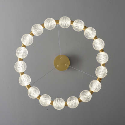 Marilyn Ring Pendant: Modern Acrylic Globe Lighting