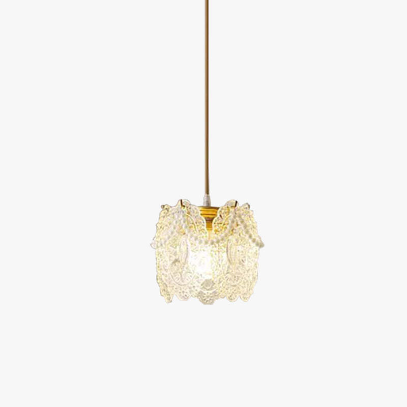 Kirsten French Lacey Flower Pendant Light