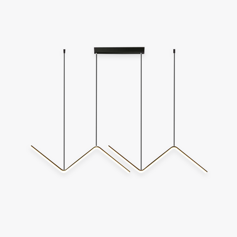 Louise Modern Pendant Light - Wavy LED Lighting Fixture