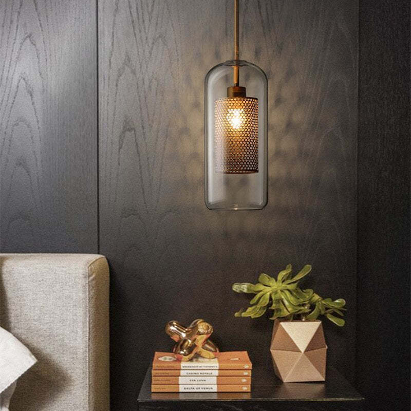 Oneal Pendant Light in Bedroom Setting