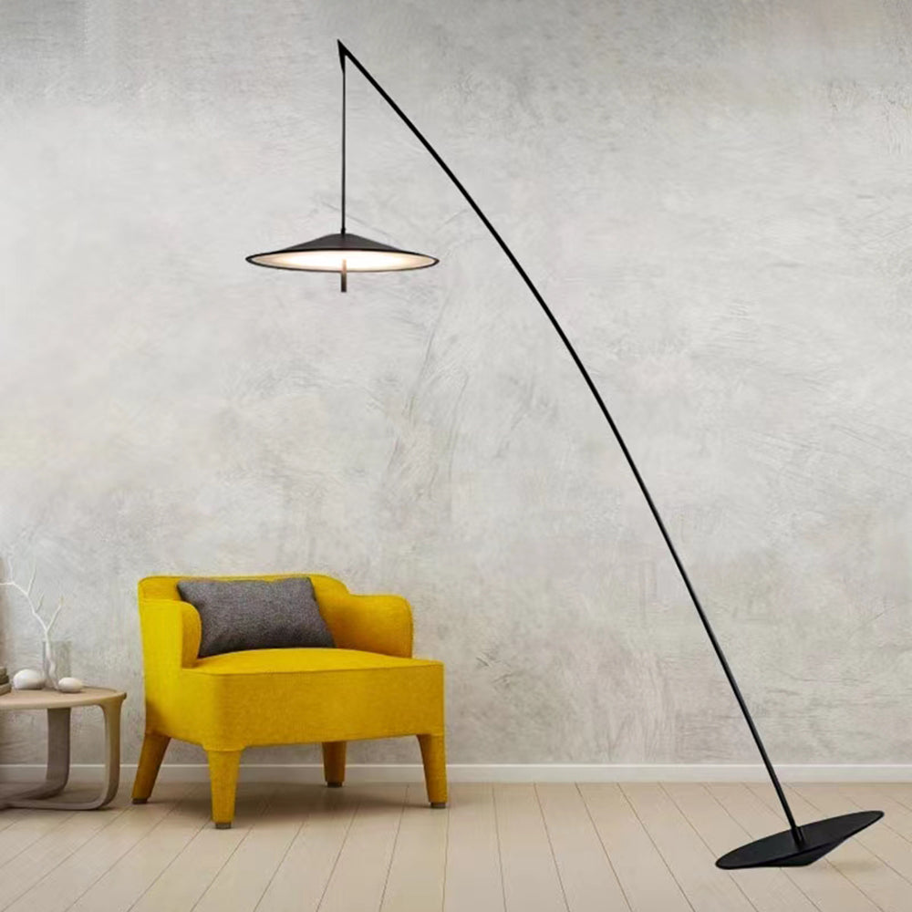 Salgado Frisbee Fishing Rod Floor Lamp Living Room