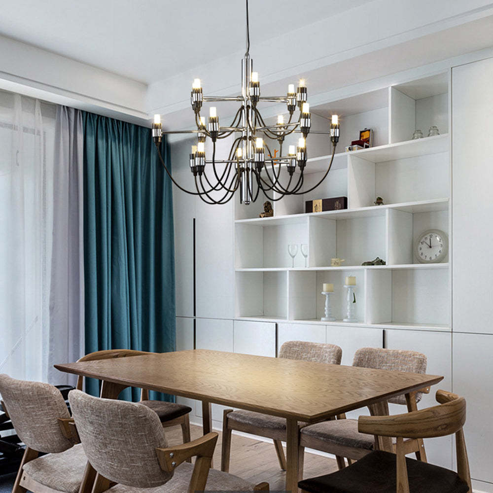 Metal Chandelier Lighting for Dining Room