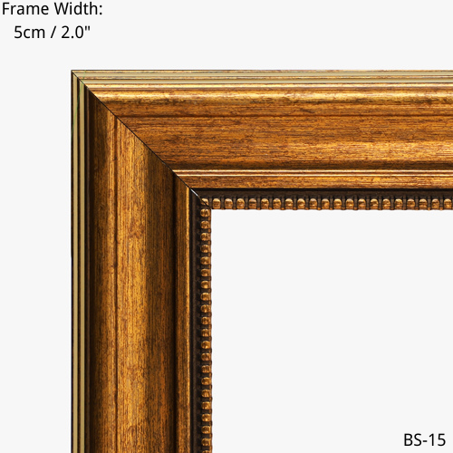 Gold frame detail, 5cm width, for Ogunquit Maine painting