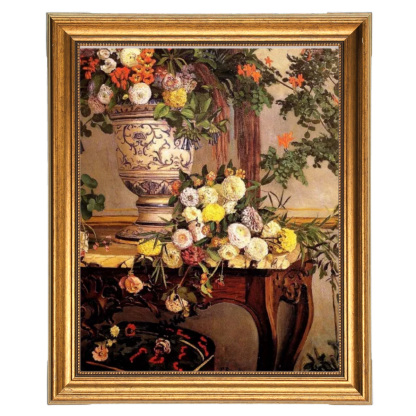 Frederic Bazille Flowers Oil Painting Reproduction