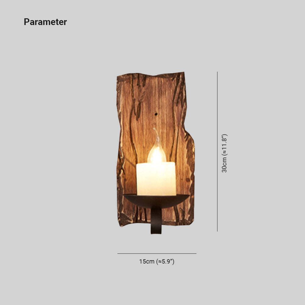 Austin Wood & Metal Wall Lamp, Bedroom Lighting