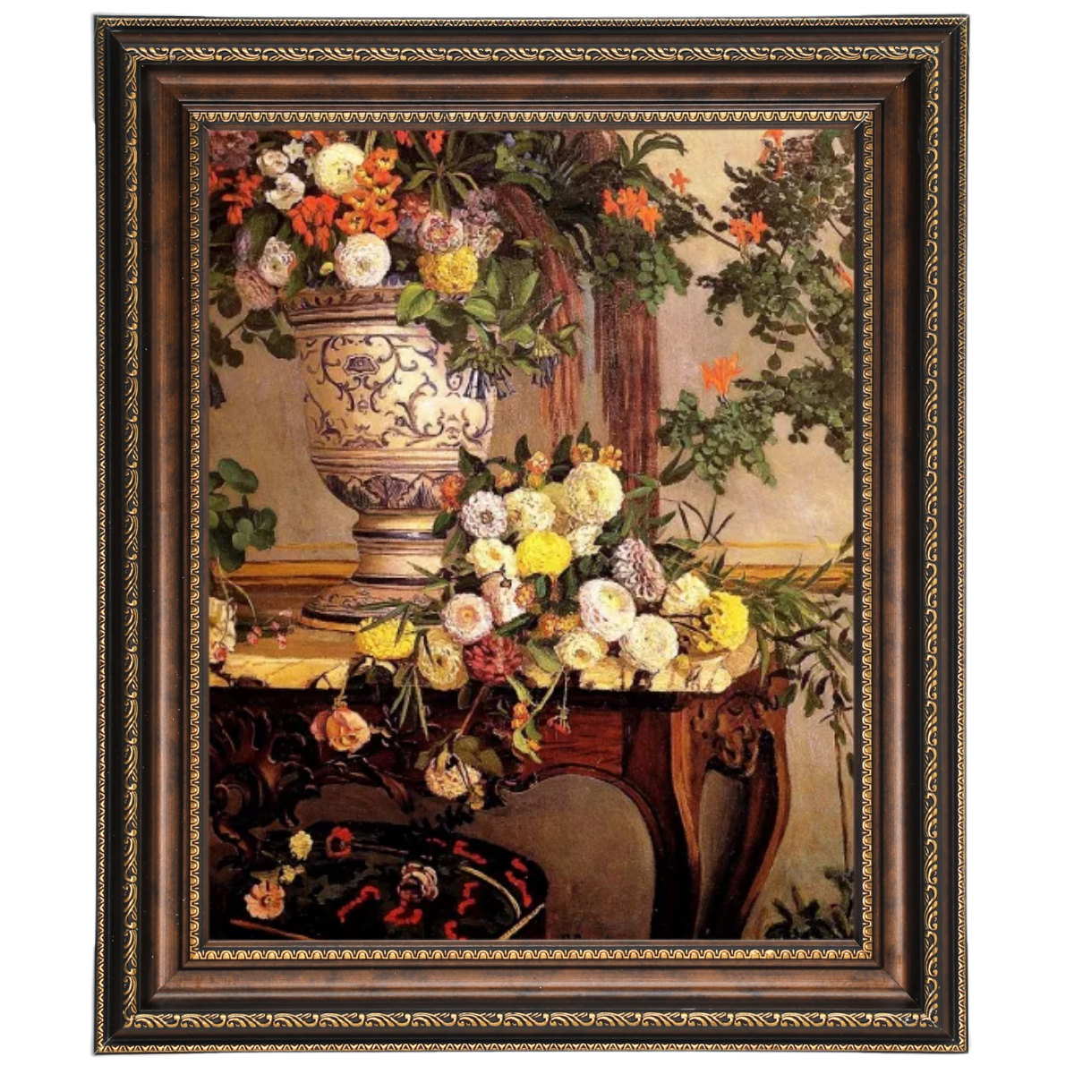 Floral Wall Art Decor - Flowers by Frederic Bazille