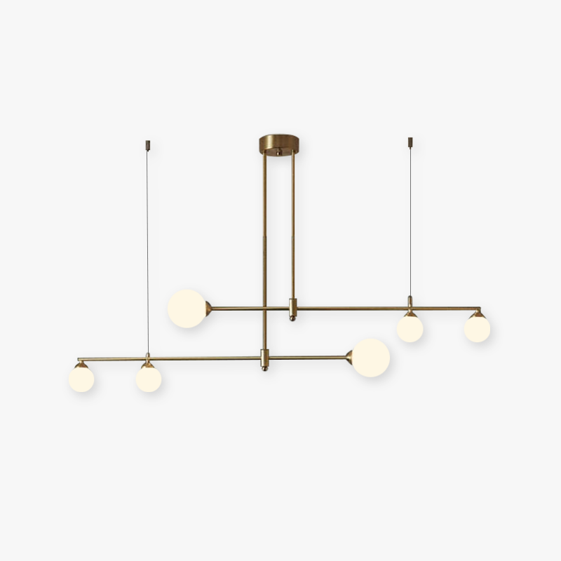 Valentina Modern Bubble Copper Pendant Light