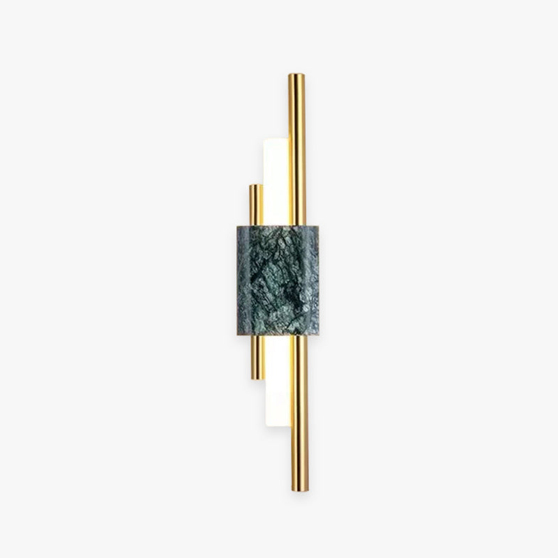 Alana metal marble LED wall lamp