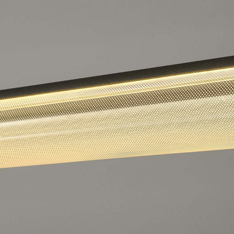 Salgado LED Pendant Light detail, textured acrylic shade