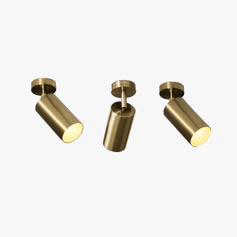 Freja Cylinder Spotlight Flush Mount Ceiling Light Metal