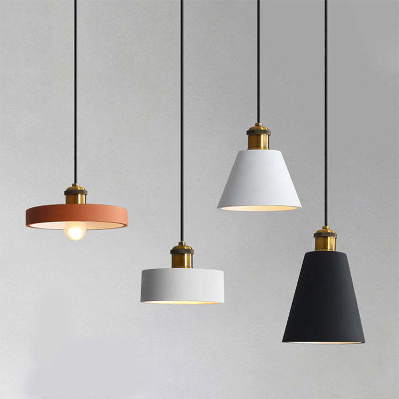 Morandi pendant lights in various colors, bedroom lighting
