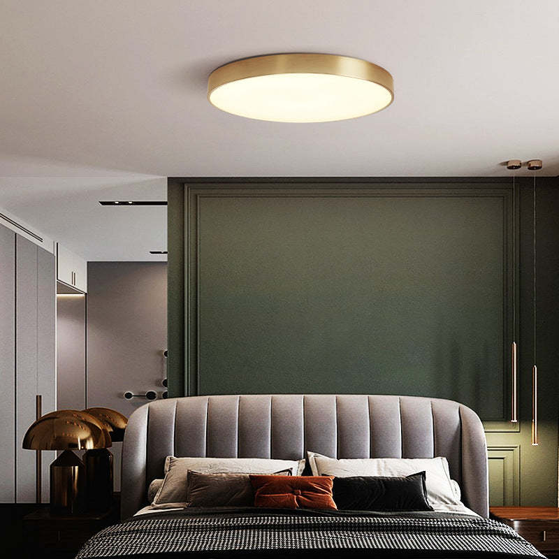 Quinn Nordic LED ceiling light in a bedroom