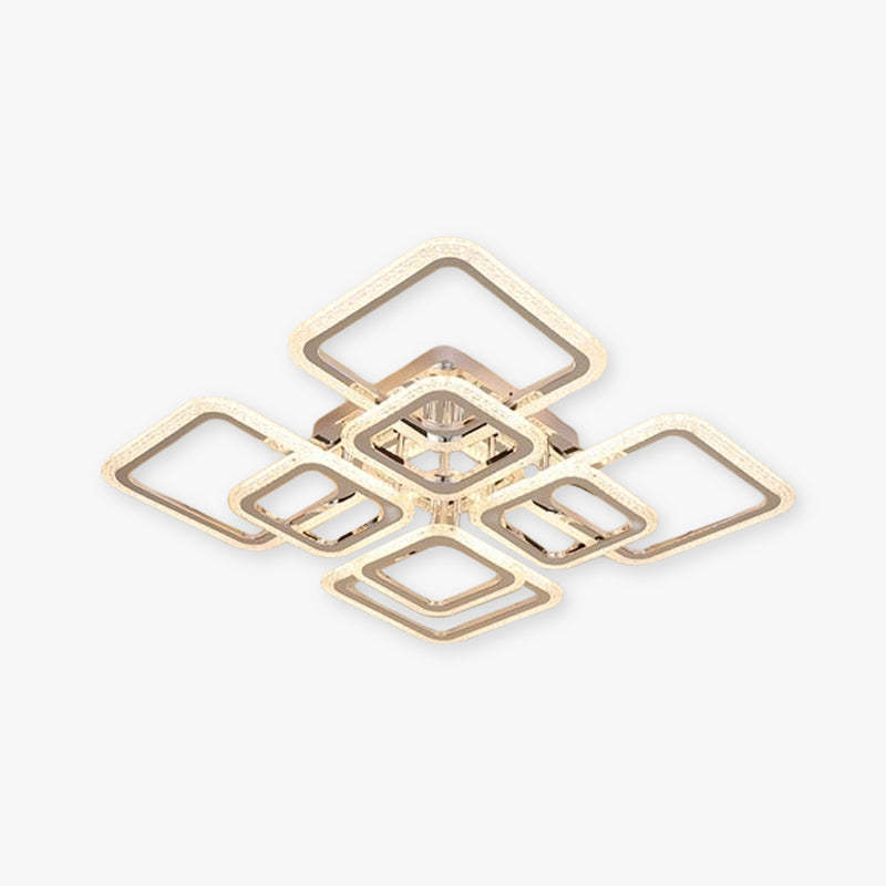 Lacey Modern Square Flush Mount Ceiling Light