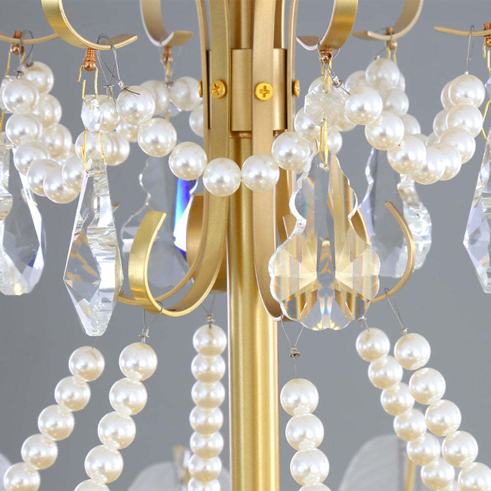 Kirsten Pearl Chandelier Detail - Close up