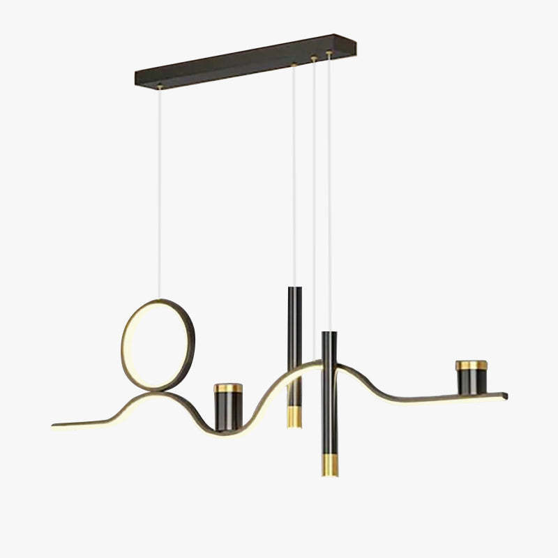 Madina Modern Metal Linear Starry Night Pendant Light