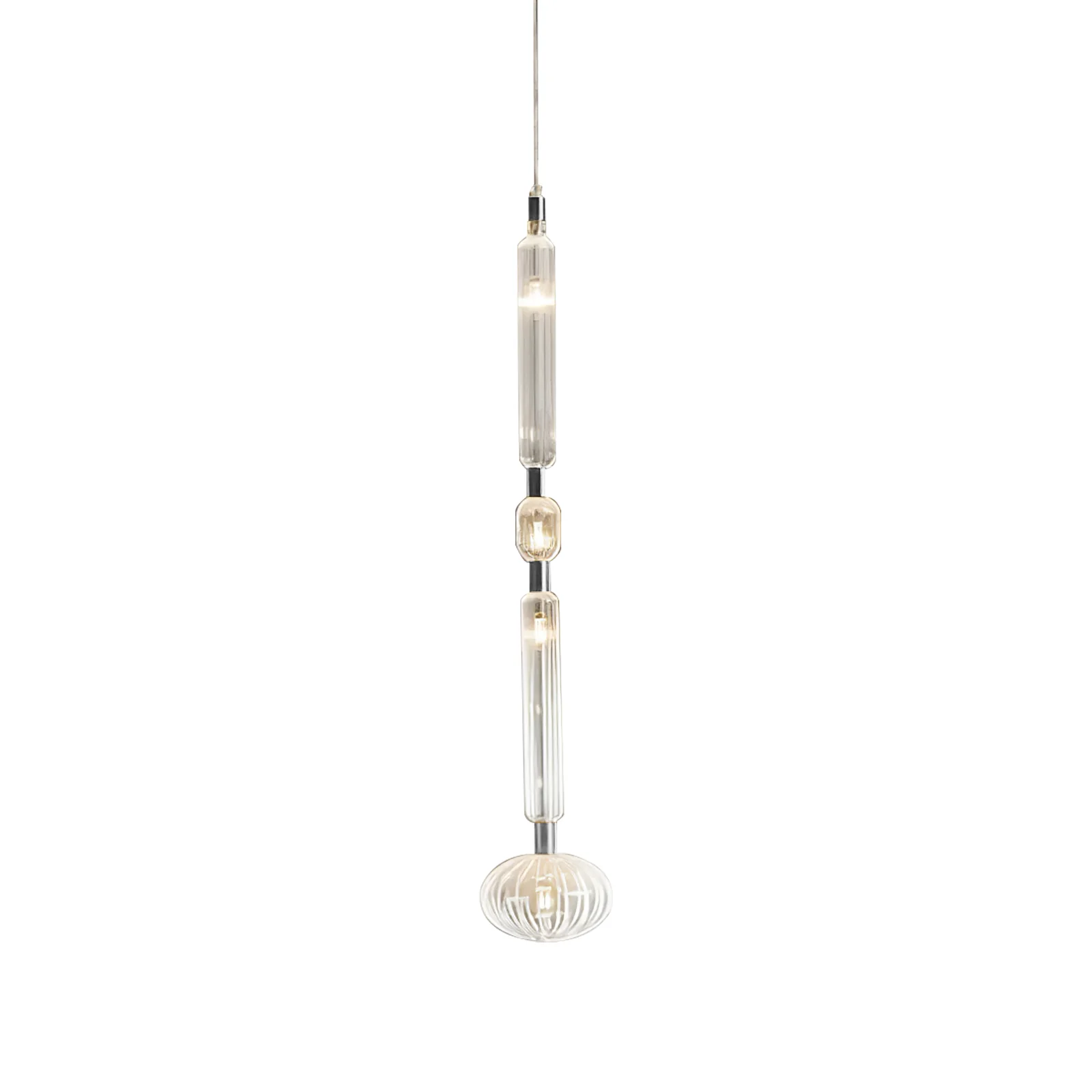 Alessio Vintage Metal Glass Pendant Light Bedroom Living Room