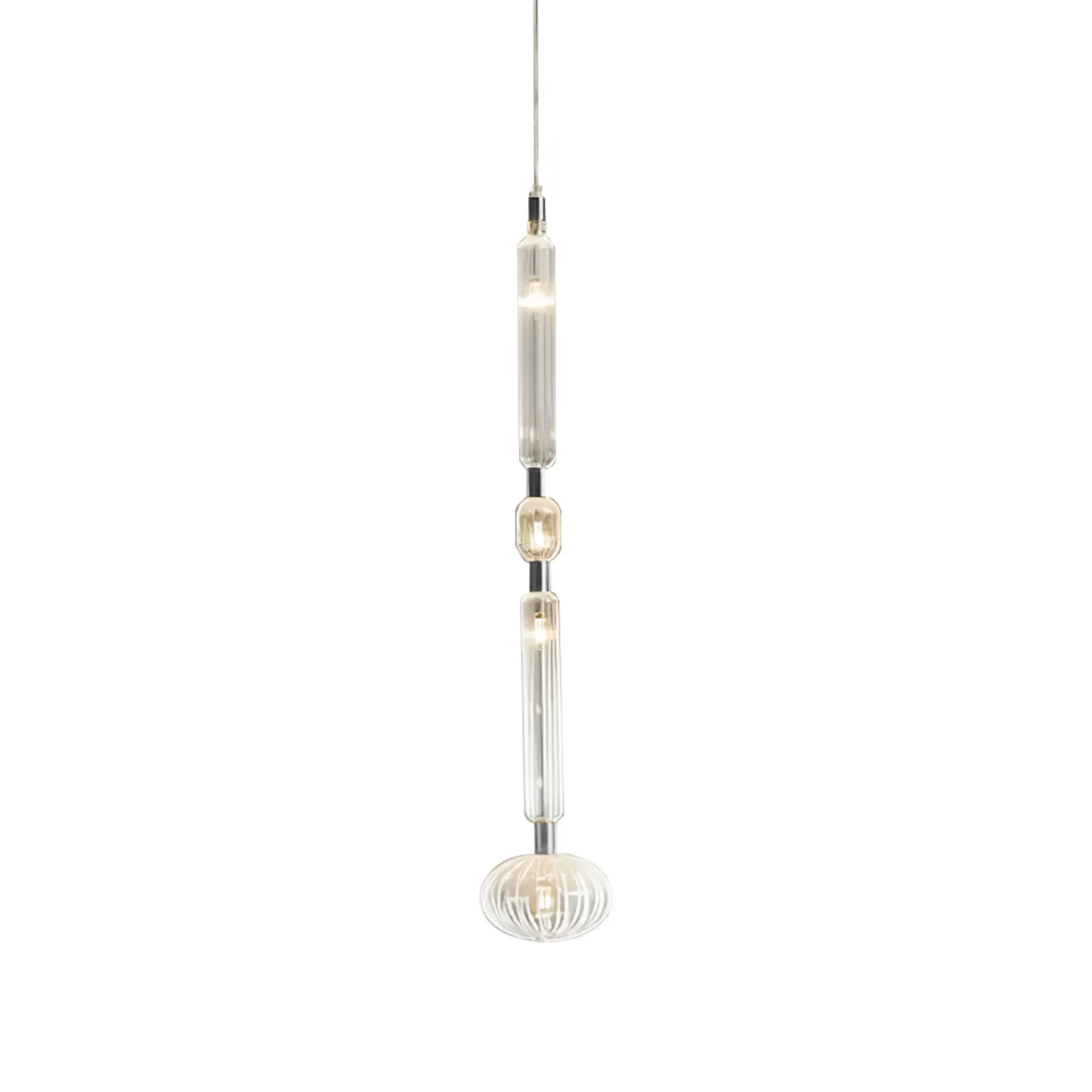 Alessio Vintage Metal Glass Pendant Light Bedroom Living Room