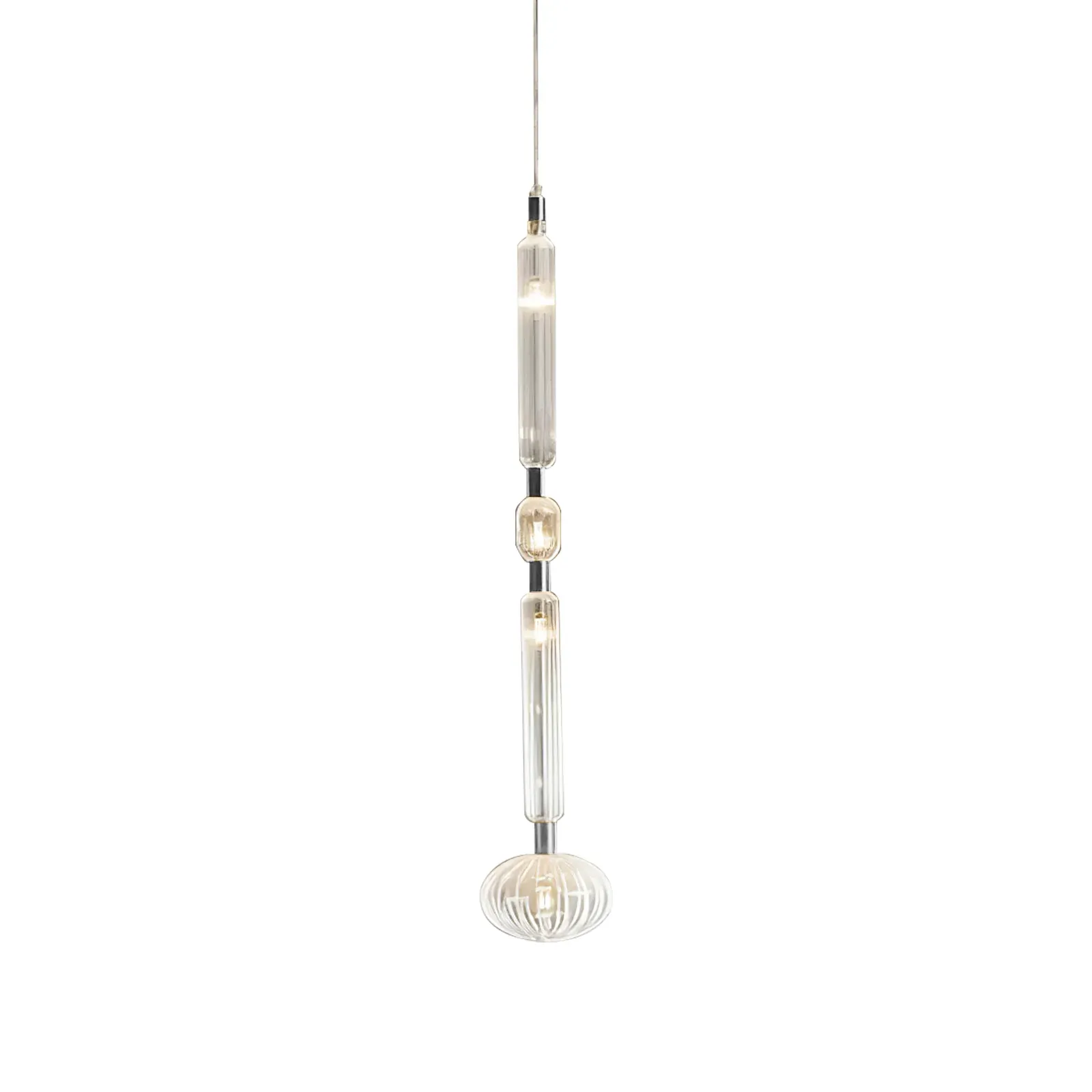 Alessio Vintage Metal Glass Pendant Light Bedroom Living Room