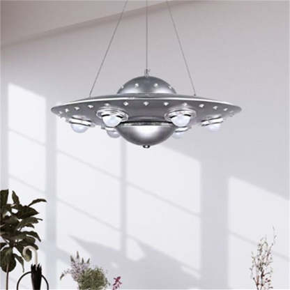 Silver UFO Pendant Light - Kids Lighting