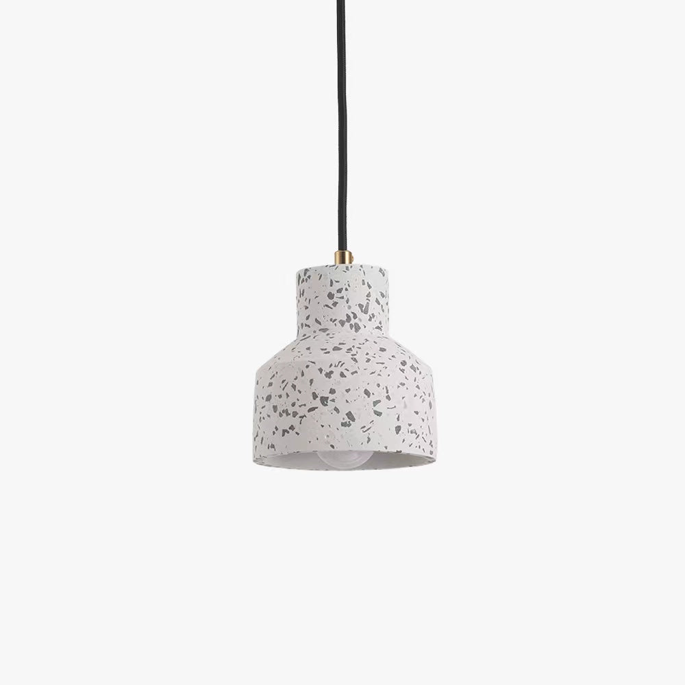 Morandi Pendant Light, Cement Lampshade
