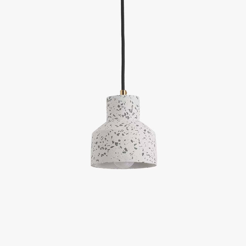 Morandi Pendant Light, Cement Lampshade