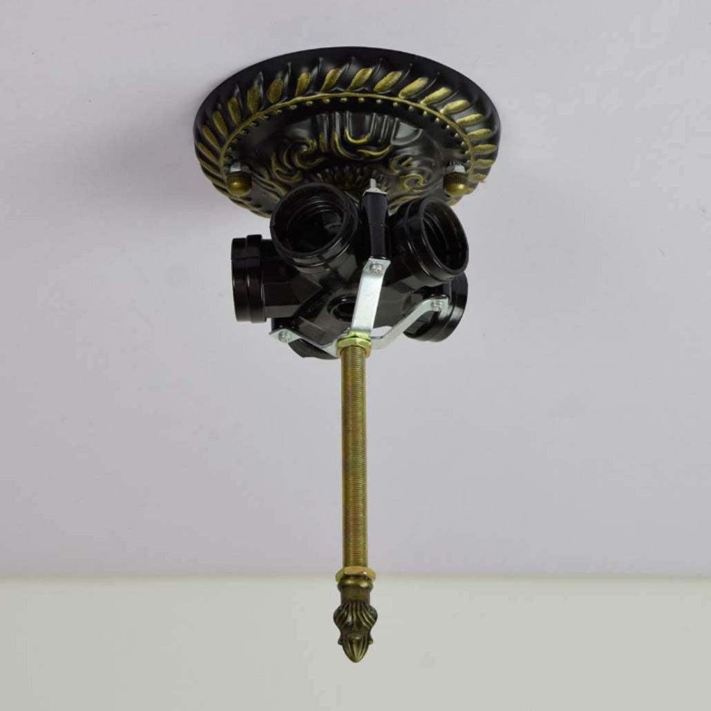 Eryn Vintage LED Flush Mount Ceiling Light fixture detail